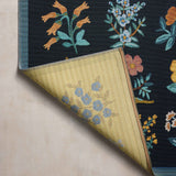 Rifle Paper Co. x Loloi Perennial Wildflower Black Rug 5-Rugs - indoor/outdoor Loloi