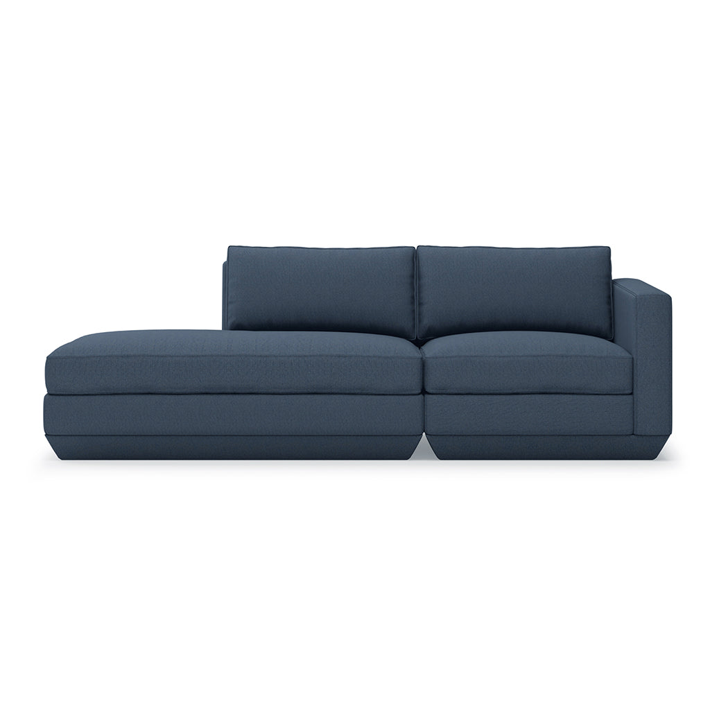 Gus* Modern Podium 2 Piece Lounge 8 - d - FURNITURE - modular - podium Gus Hanson Navy Left