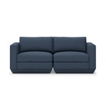 Gus* Modern Podium Two Piece 72" Sofa 8 - d - FURNITURE - modular - podium Gus Hanson Navy