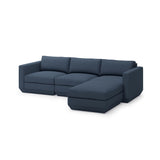 Gus* Modern Podium 4 Piece Sectional 8 - d - FURNITURE - modular - podium Gus Hanson Navy Right