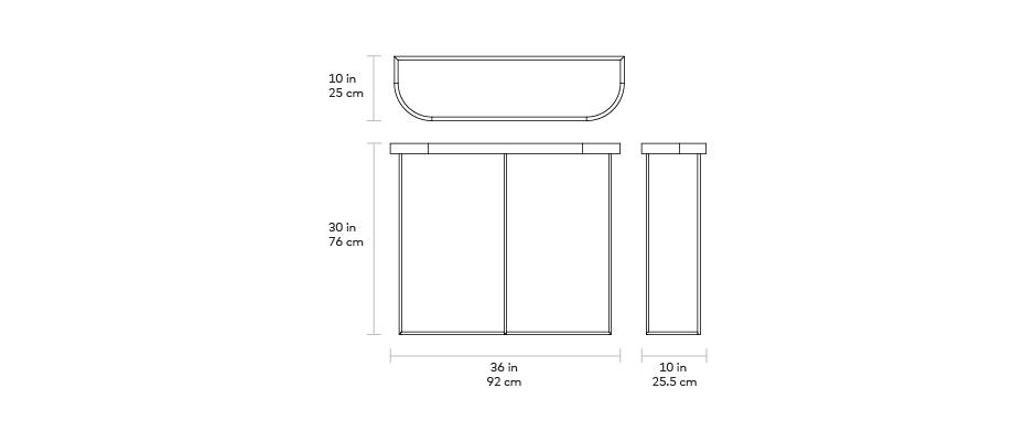 Gus* Modern Porter Console Table 21 - FURNITURE - console table Gus