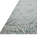 Loloi Raven Blue / Ivory Rug 0-RUGS - wool Loloi