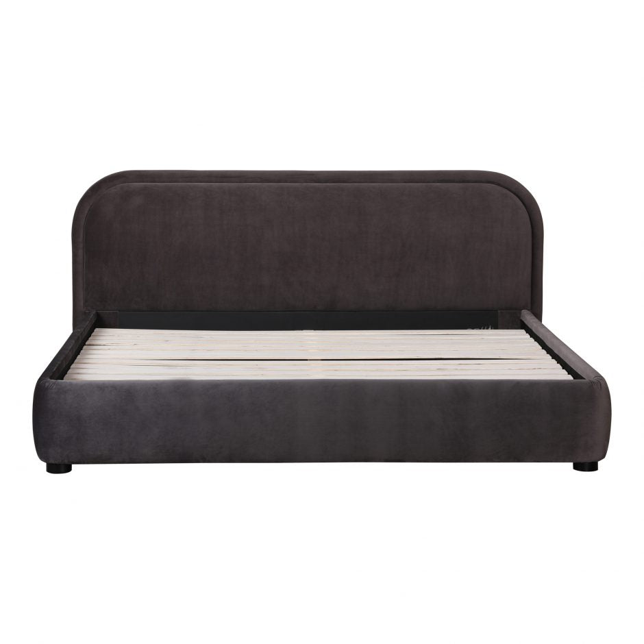 Calvin Charcoal Bed 13 - FURNITURE - bed Moe's Furniture