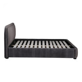 Calvin Charcoal Bed 13 - FURNITURE - bed Moe's Furniture