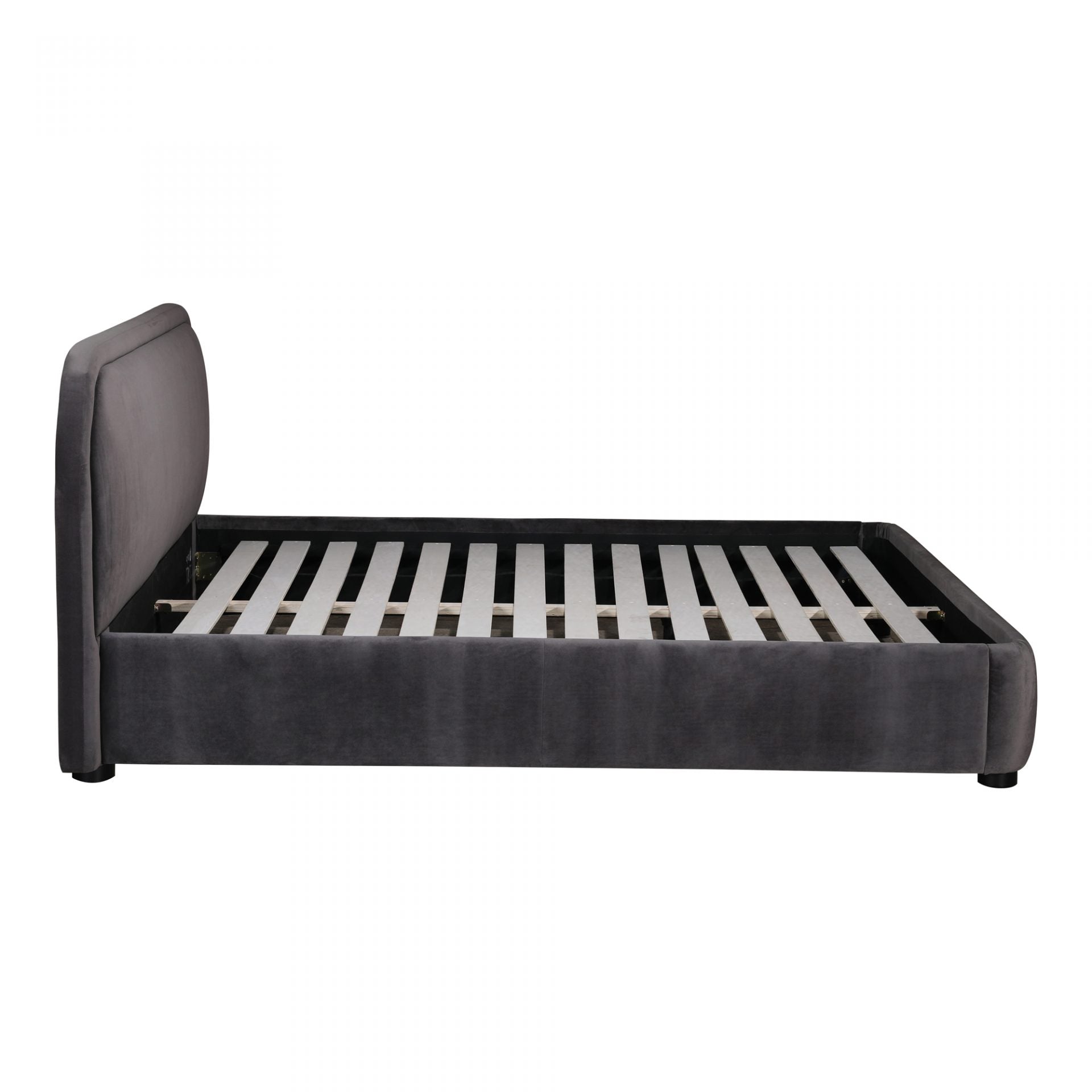 Calvin Charcoal Bed 13 - FURNITURE - bed Moe's Furniture