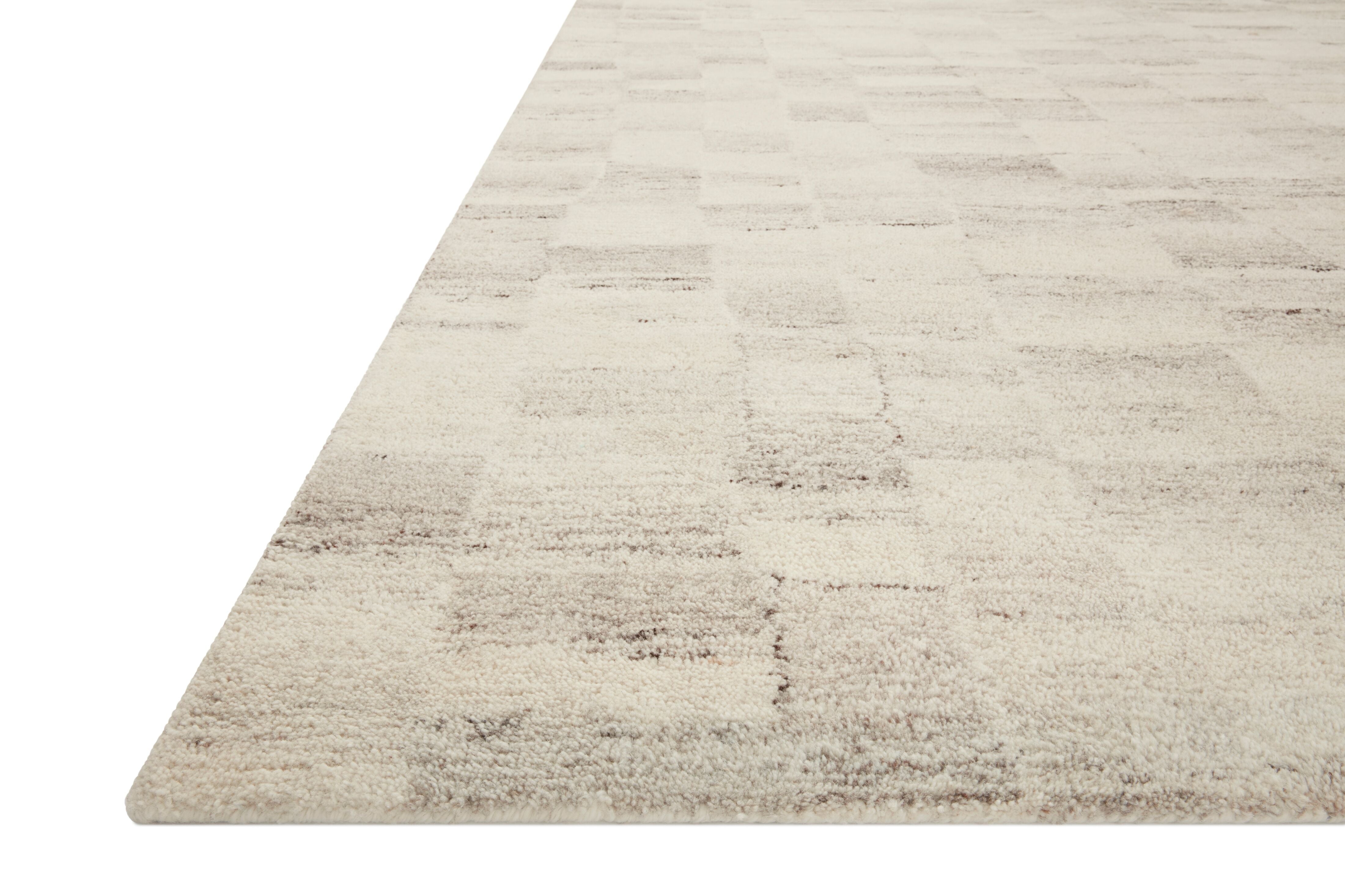 Amber Lewis x Loloi Rocky Ivory / Silver Rug 1-natural fibre rugs Loloi