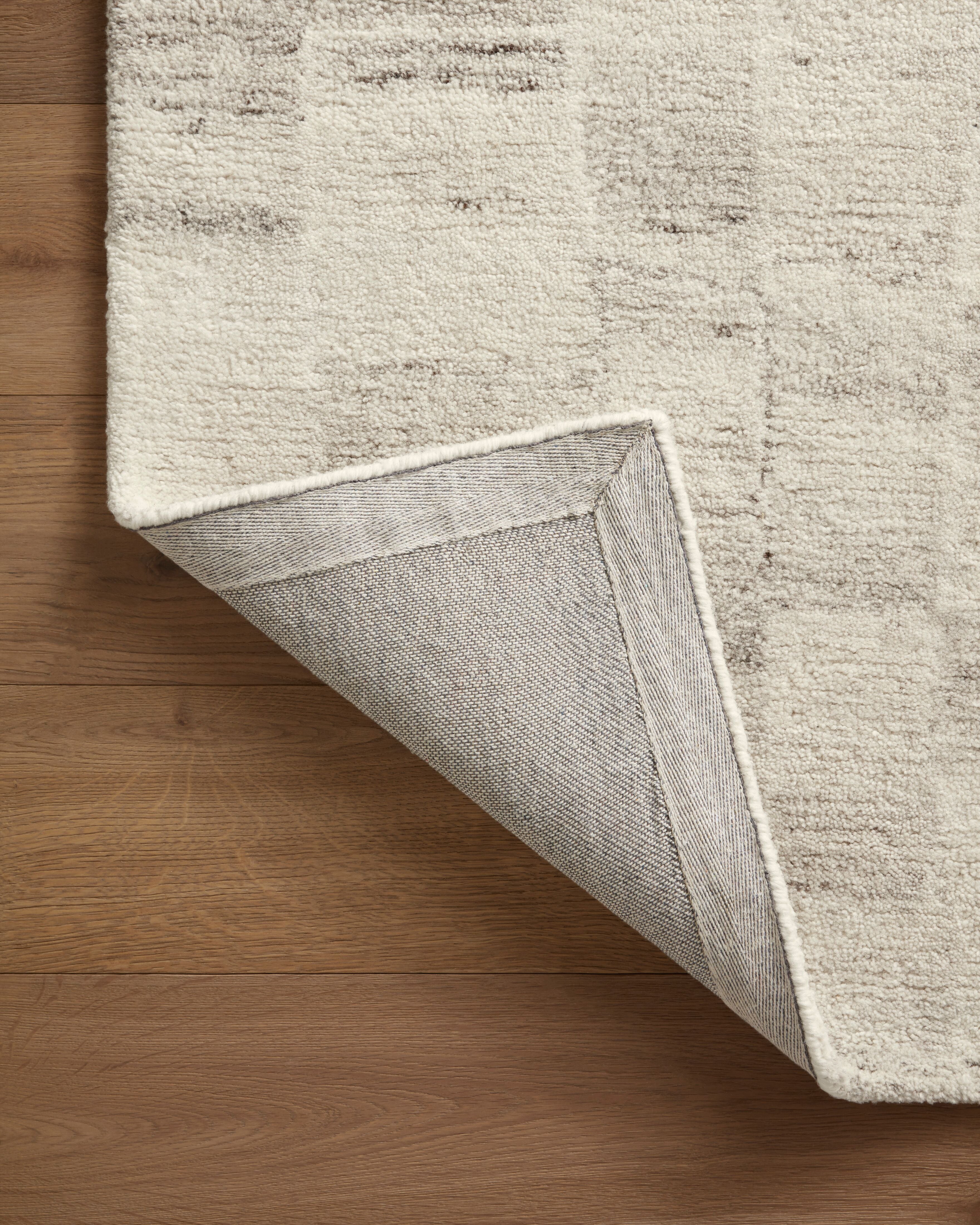 Amber Lewis x Loloi Rocky Ivory / Silver Rug 1-natural fibre rugs Loloi