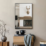 Remi Wall Mirror / Black 100 - a - wall mirror renwil