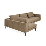 Gus* Modern Renfrew Sectional 2 - FURNITURE - sectional Gus Merino Mocha Left Facing
