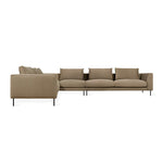 Gus* Modern Renfrew XL Sectional 2 - a - FURNITURE - sectional Gus Merino Mocha Left Facing