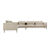 Gus* Modern Renfrew XL Sectional 2 - a - FURNITURE - sectional Gus Mersey Caribou Left Facing
