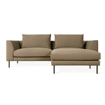 Gus* Modern Renfrew Loft Bi-Sectional 2 - FURNITURE - sectional Gus Merino Mocha