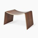 Gus* Modern Wave Stool 6 - FURNITURE - ottoman Gus Walnut