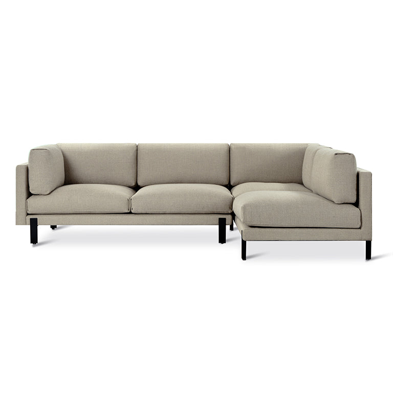 Gus* Modern Silverlake Sectional 2 - FURNITURE - sectional Gus Andorra Almond Right Facing
