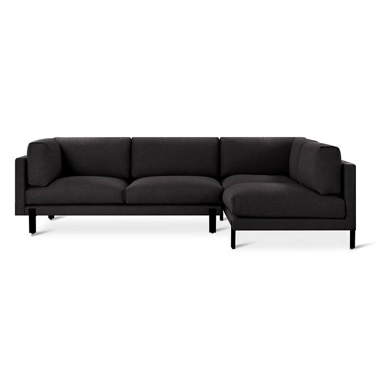 Gus* Modern Silverlake Sectional 2 - FURNITURE - sectional Gus Andorra Espresso Right Facing