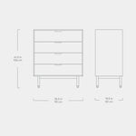 Gus* Modern Munro 4 Drawer Dresser 16 - FURNITURE - dresser Gus