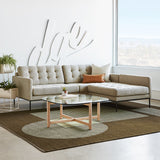 Gus* Modern Towne Bi-Sectional 2 - FURNITURE - sectional Gus
