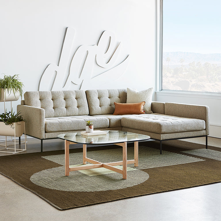 Gus* Modern Towne Bi-Sectional 2 - FURNITURE - sectional Gus