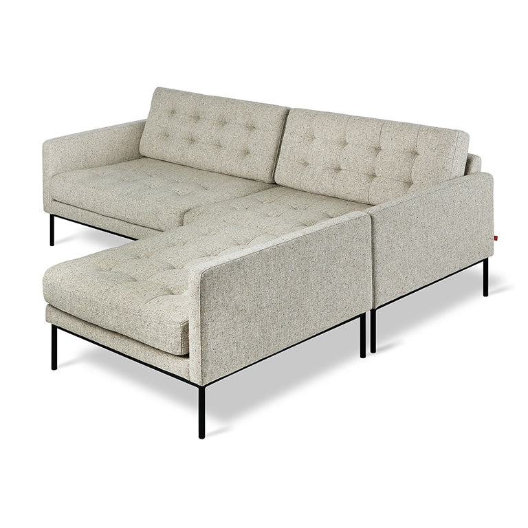 Gus* Modern Towne Bi-Sectional 2 - FURNITURE - sectional Gus Funfetti Linen