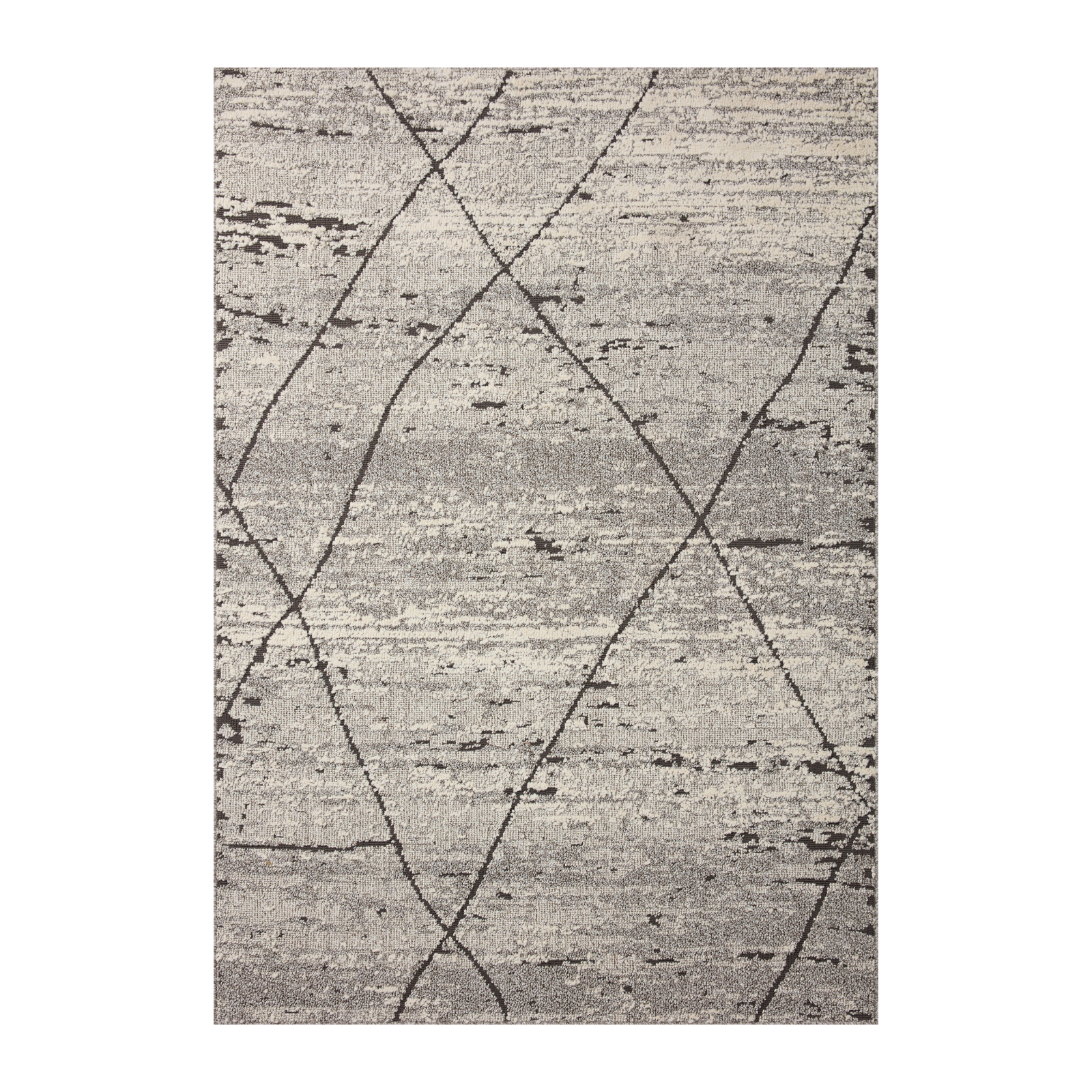 Loloi Fabian Grey / Charcoal 2-RUGS - patterned Loloi