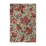 Loloi Belladonna Ivory / Raspberry Rug 0-RUGS-wool rugs Loloi