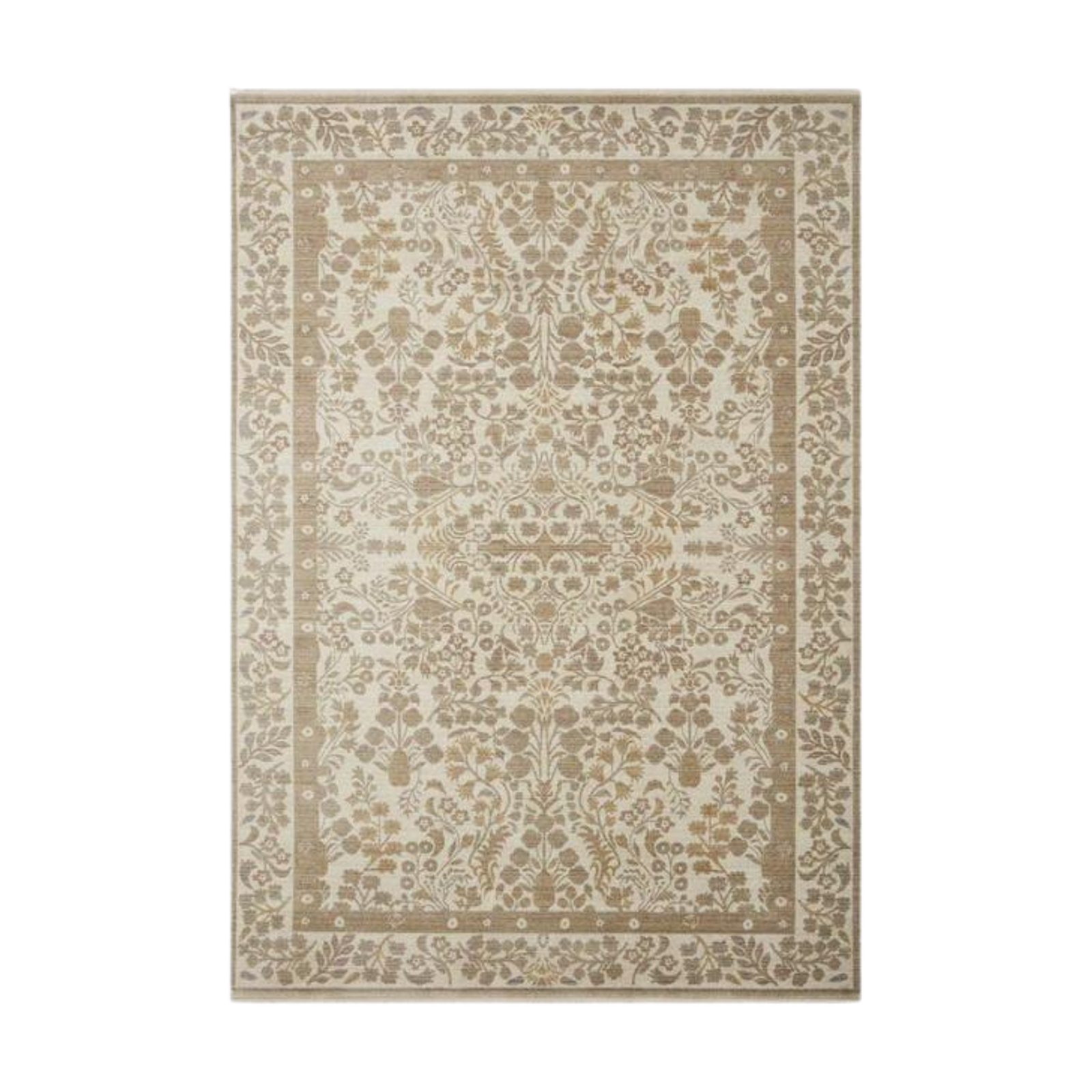 Rifle Paper Co. X Loloi/ Holland Lotte Khaki Rug 0-RUGS-patterned Loloi