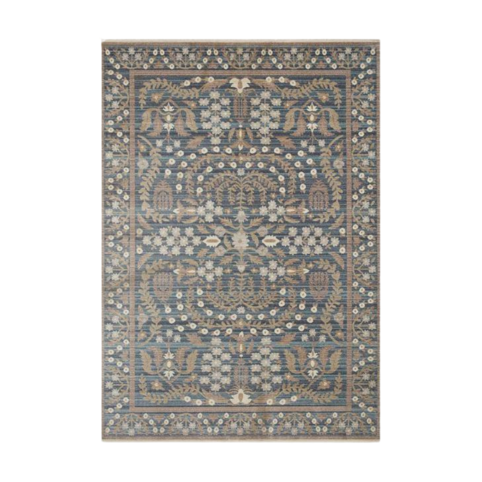 Rifle Paper Co. X Loloi/ Holland Anika Navy Rug 1-RUGS-patterned Loloi