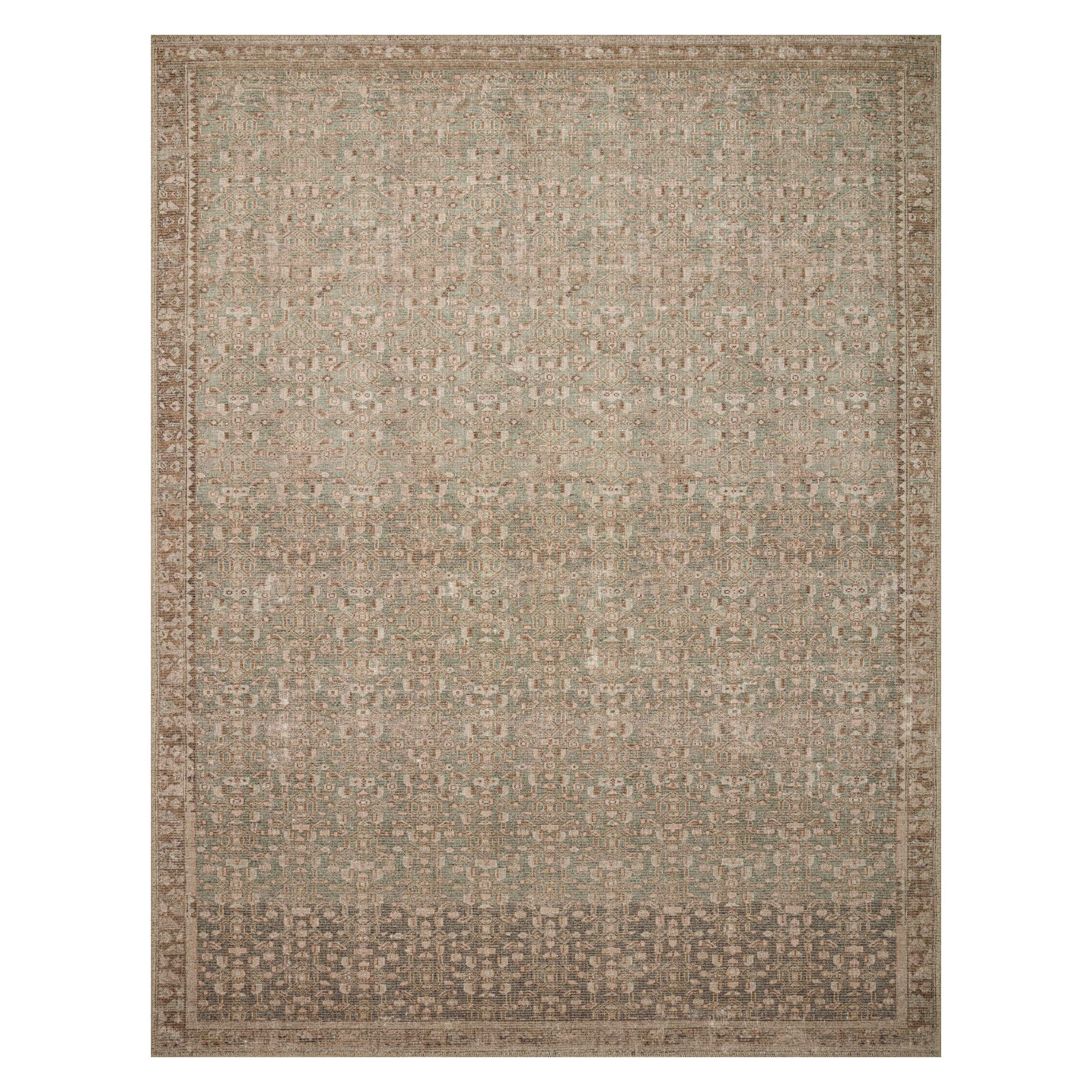 Angela Rose x Loloi Aubrey Sage/ Bark Rug 0-RUGS Loloi