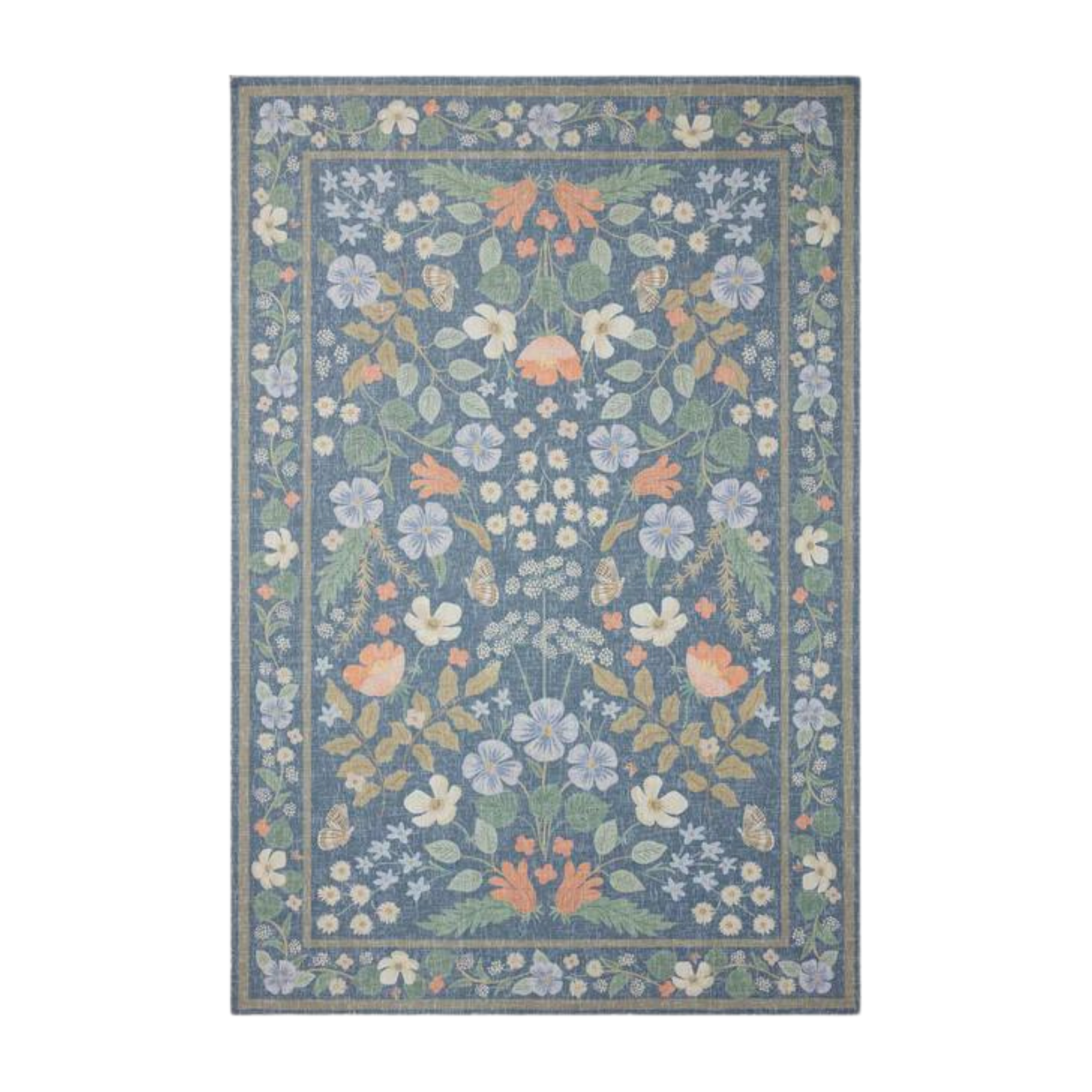 Rifle Paper Co. X Loloi/ Cotswolds Willow Indigo Rug 3 - RUGS - patterned Loloi