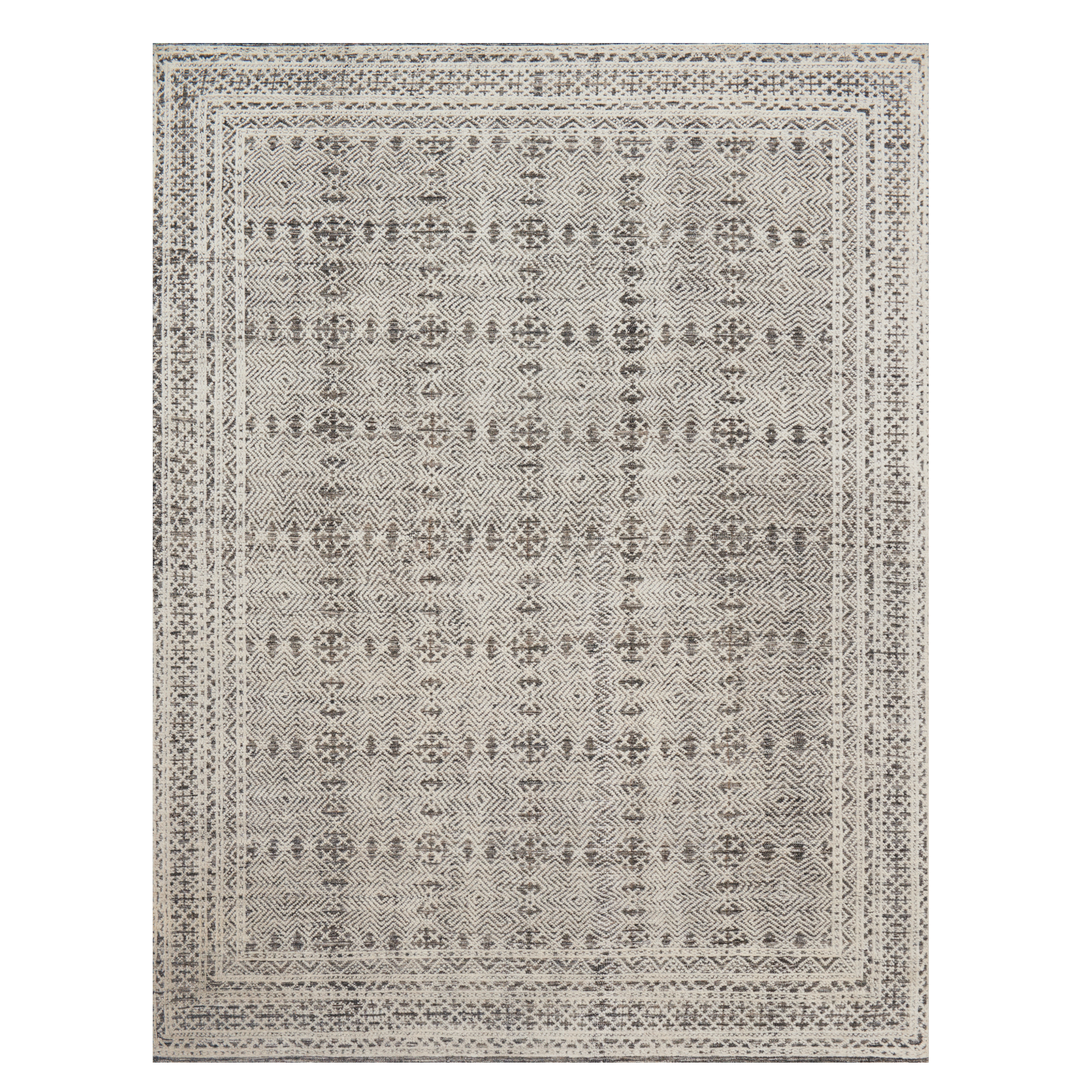 Loloi Origin Grey / Ivory Rug 2-RUGS - wool Rug & Weave