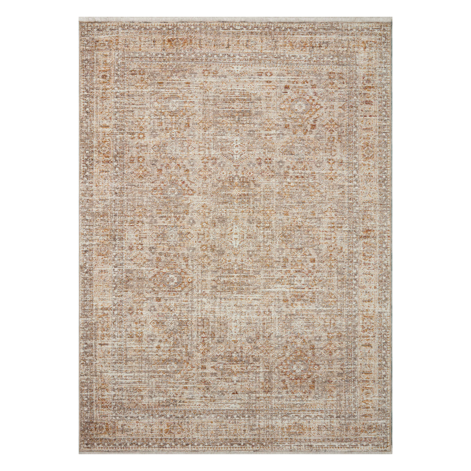 Angela Rose x Loloi Blake Oatmeal/ Spice Rug 0-RUGS Loloi
