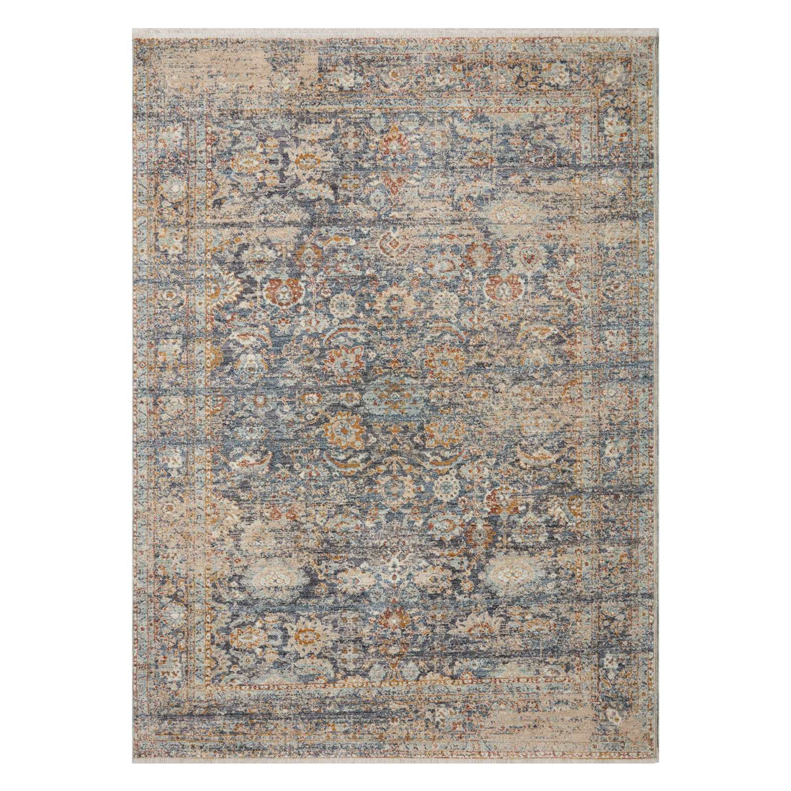 Angela Rose x Loloi Blake Navy/ Multi Rug 0-RUGS Loloi