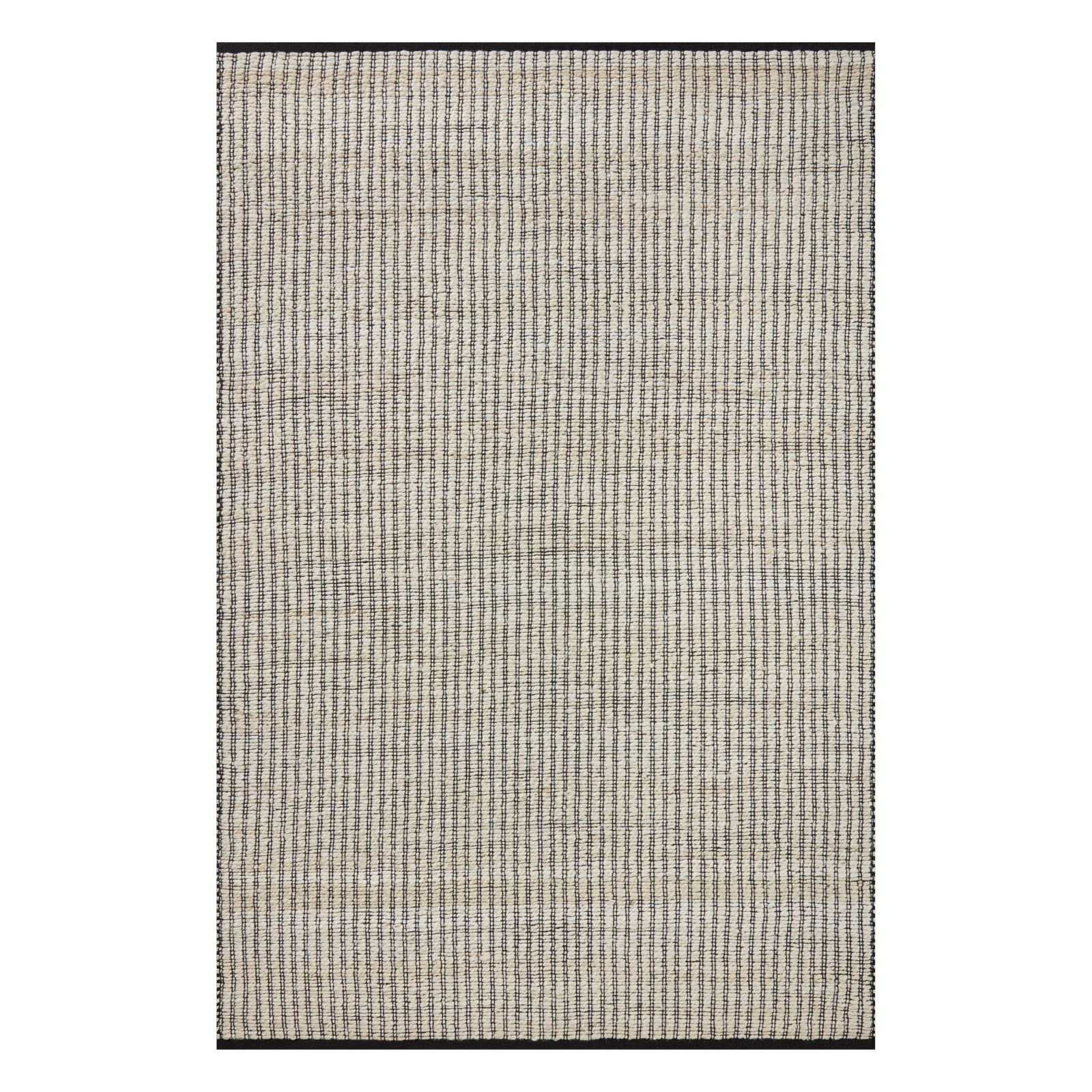 Angela Rose x Loloi Colton Ivory/ Black Rug 0-RUGS Loloi