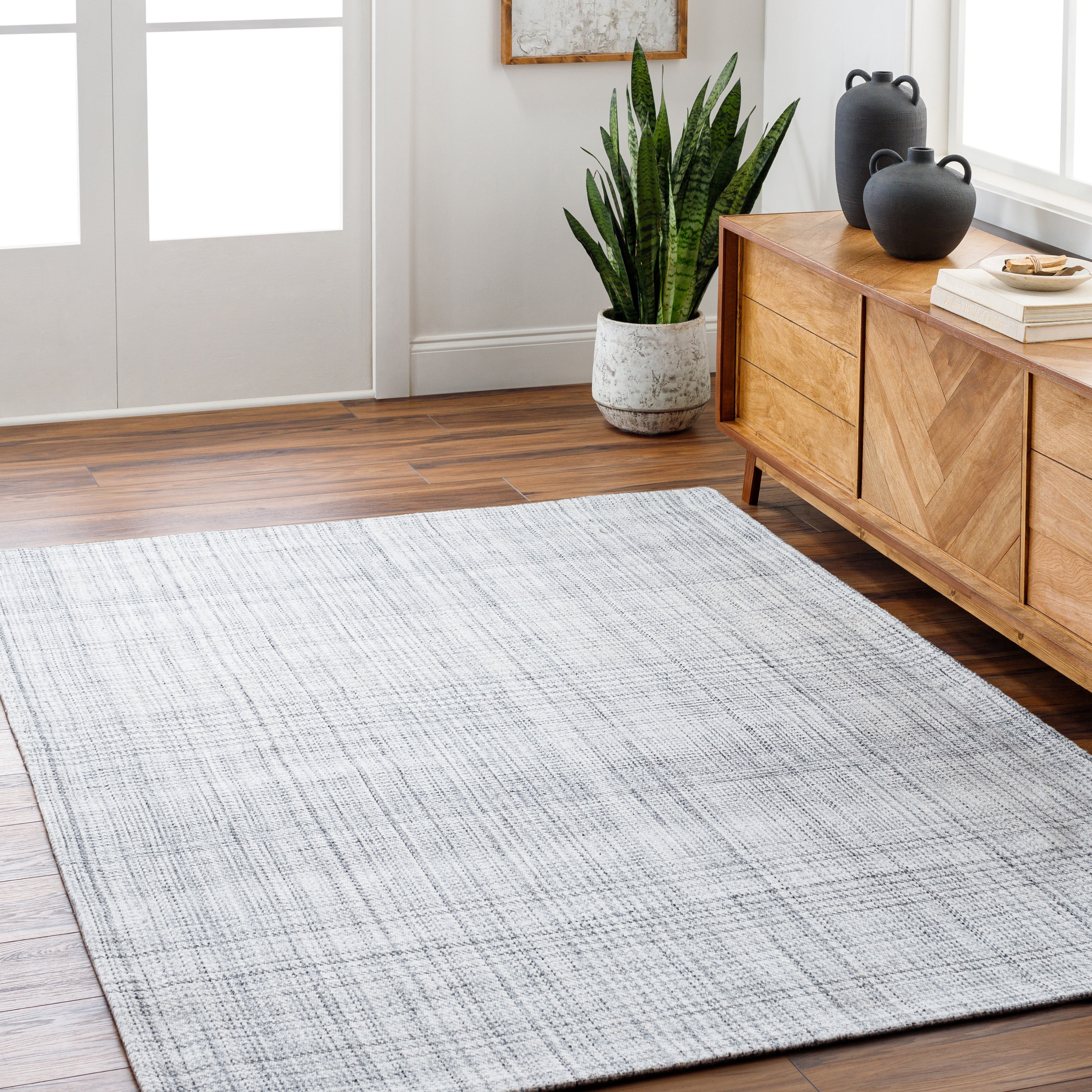 Becki Owens Sammy Silver Weave Rug 0-RUGS-patterned Surya