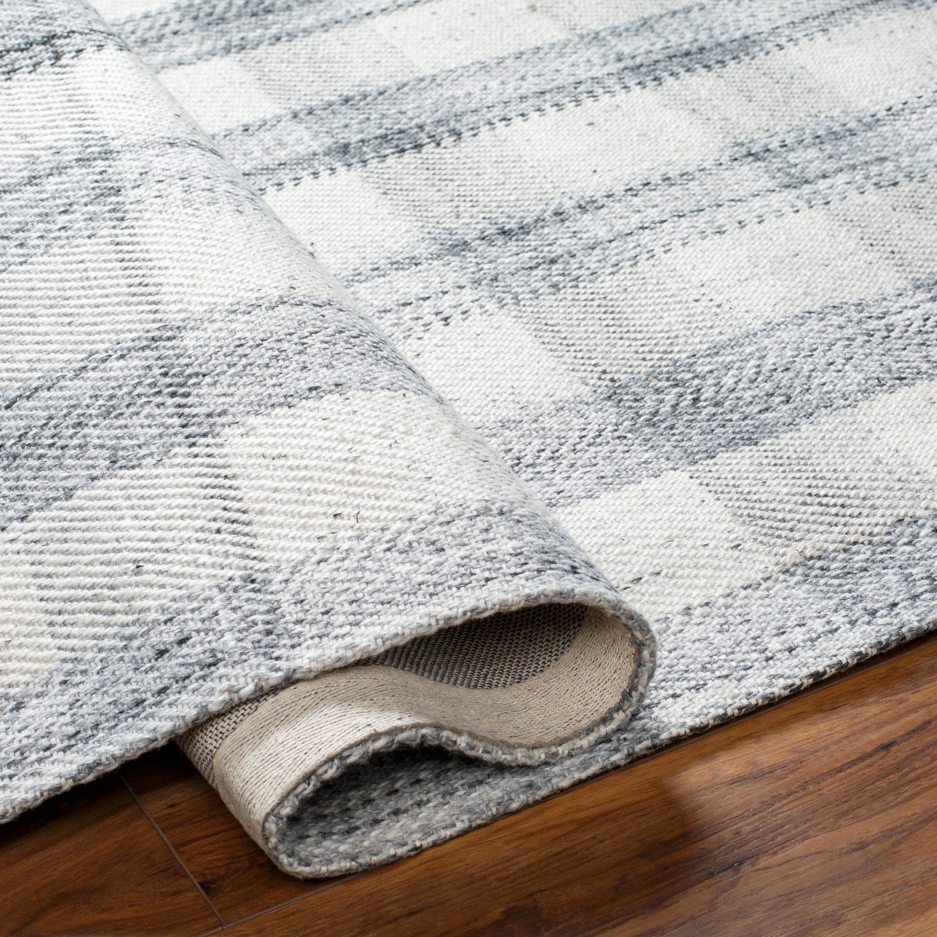 Becki Owens Sammy Silver Plaid Rug 0-RUGS-patterned Surya