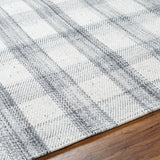 Becki Owens Sammy Silver Plaid Rug 0-RUGS-patterned Surya