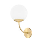 Carrie Wall Sconce sconce Hudson Valley Lighting Aged Brass