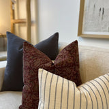 Takata Block Print Pillow Cover 2 - PILLOWS - block print - warm Rug & Weave Pillows