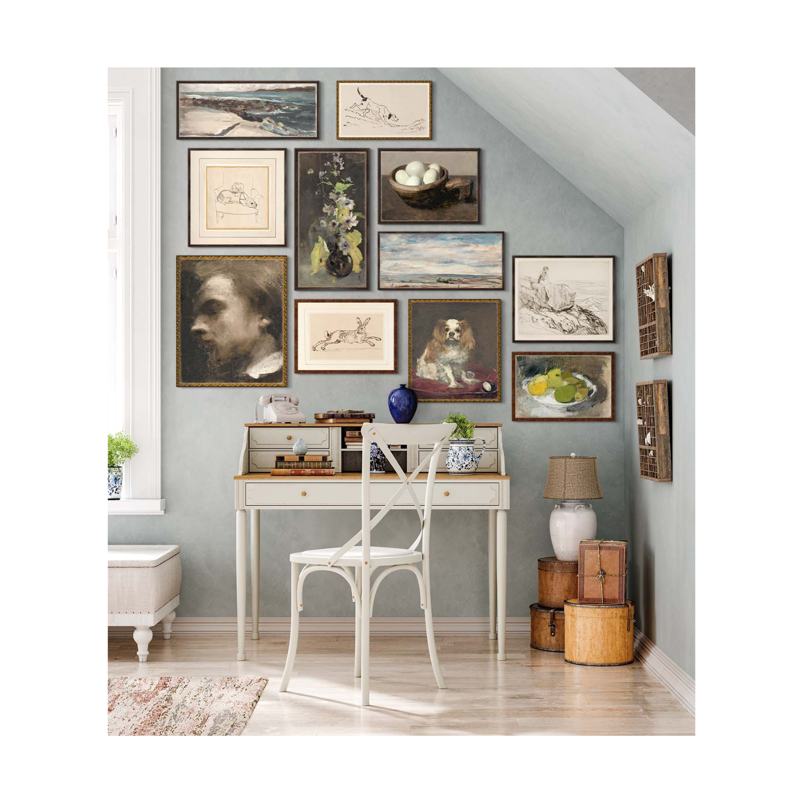 "Stormy Coastline" Framed Art Print ARTWORK - framed print Celadon Art