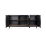 Derek Three Door Dresser - Charcoal 16 - FURNITURE - dresser LH IMPORTS