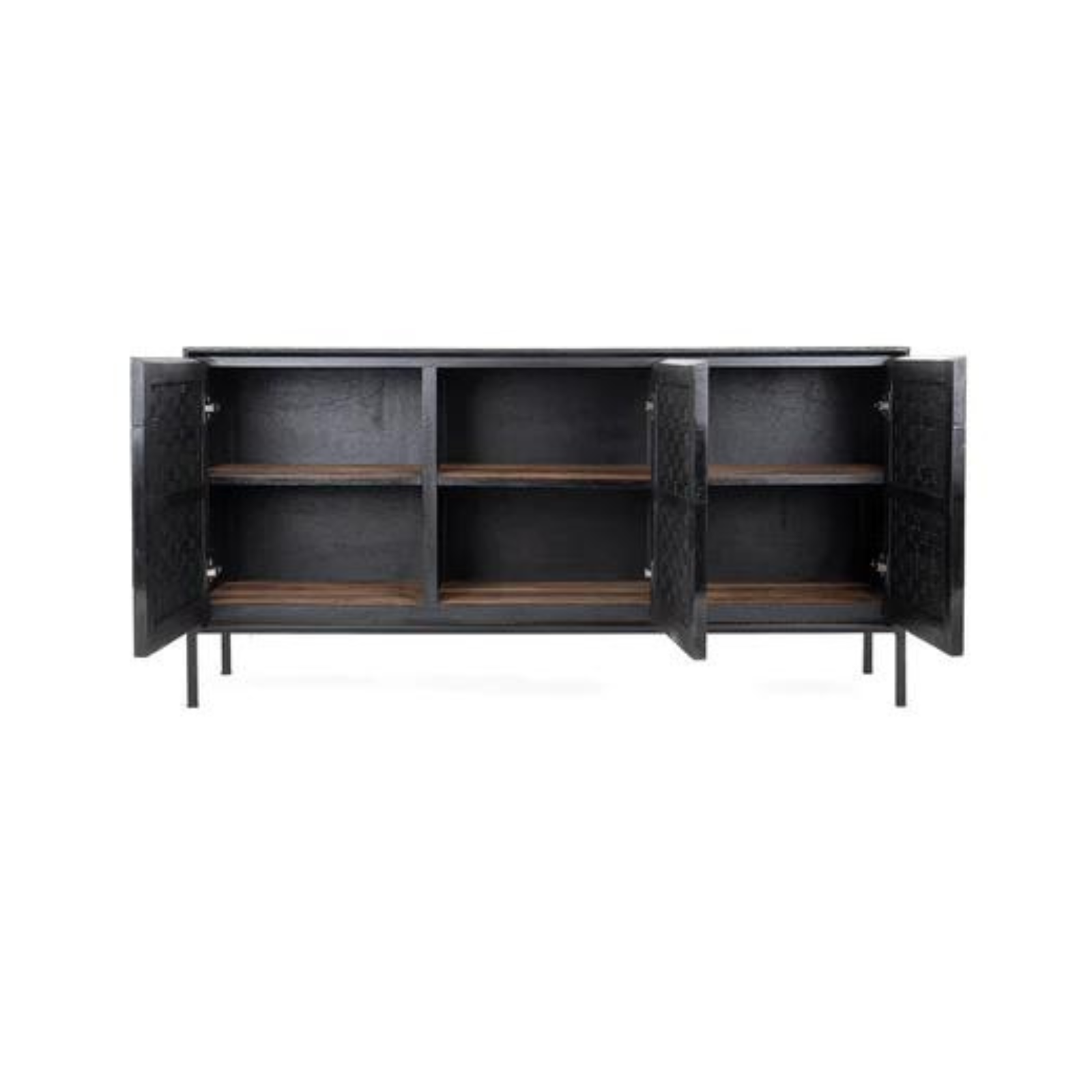 Derek Three Door Dresser - Charcoal 16 - FURNITURE - dresser LH IMPORTS