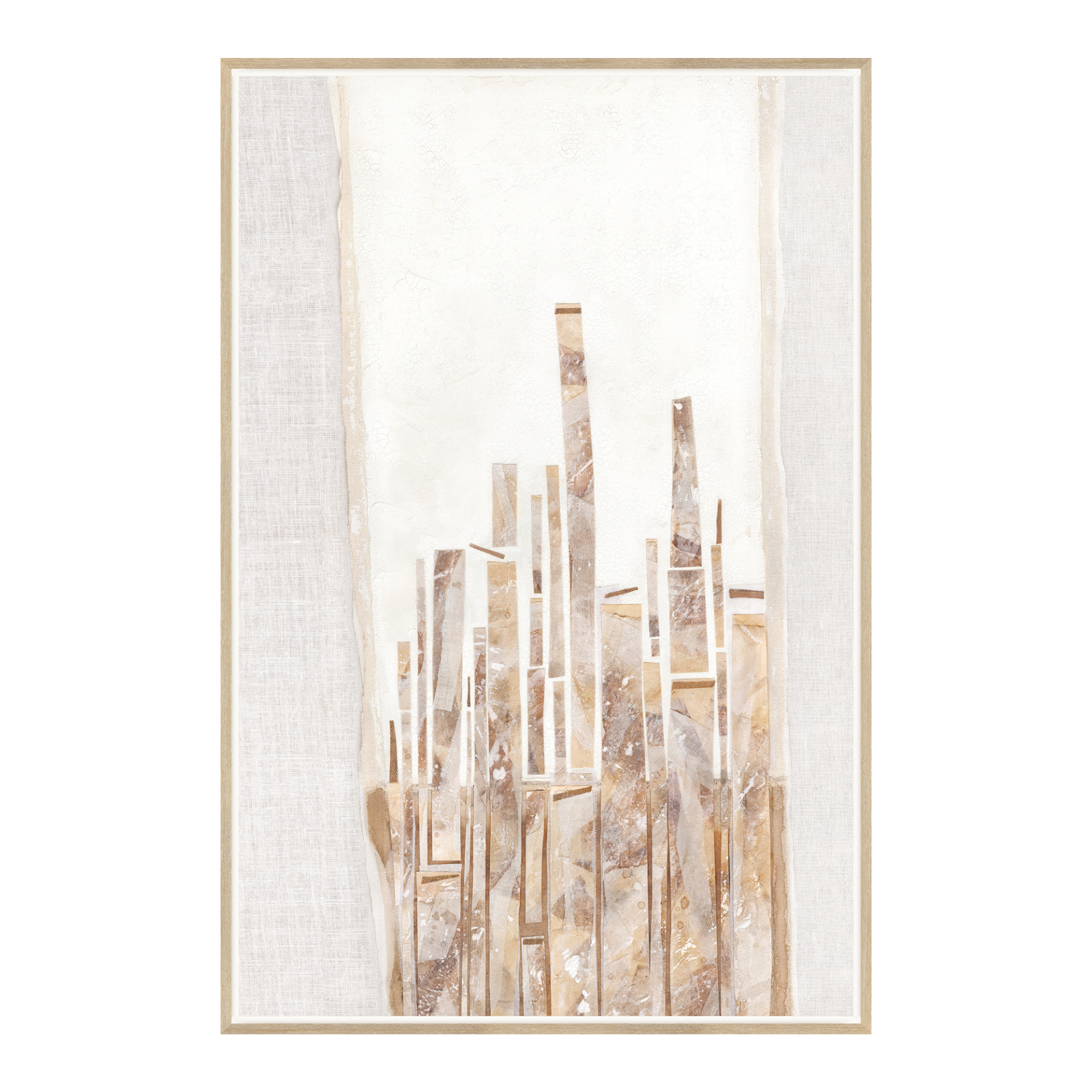 "Neutral Toned Overlay II" Framed Art ARTWORK - framed print Celadon Art