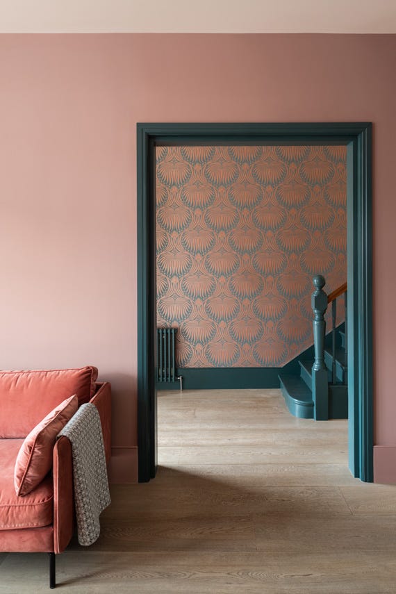 Farrow & Ball Sulking Room Pink No. 295 PAINT - Farrow & Ball Farrow & Ball