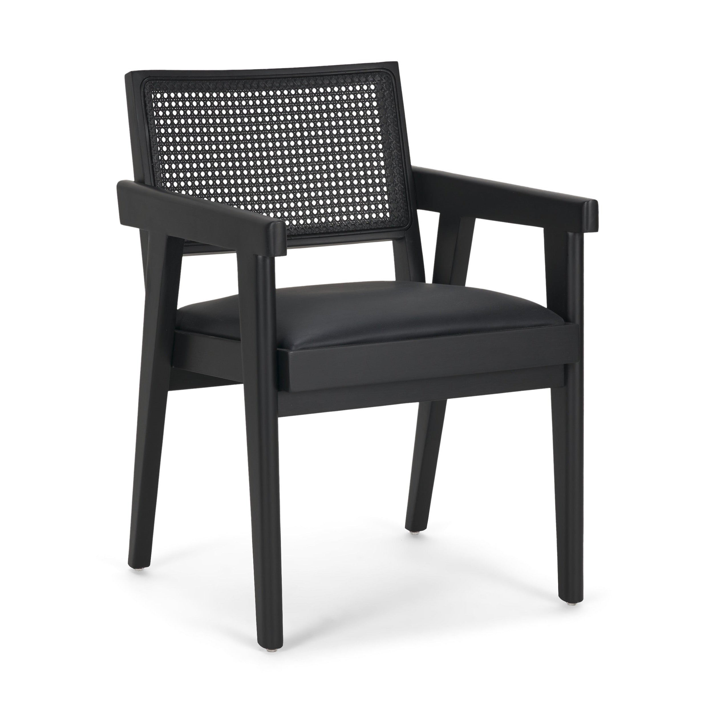 Rei Dining Armchair - Set of 2 FURNITURE - dining chairs Mercana Black