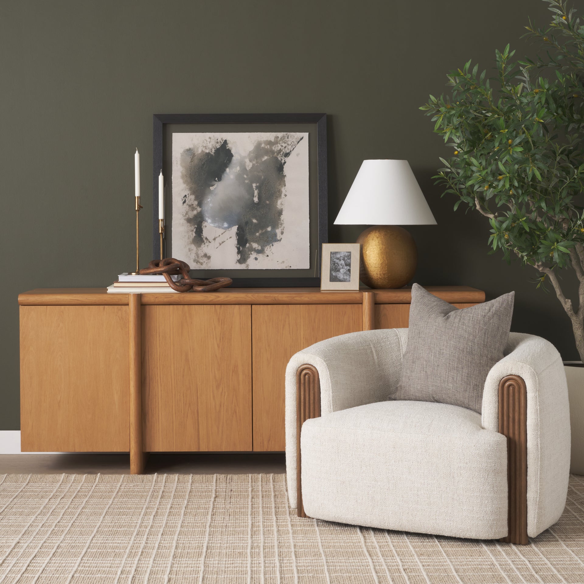 Kora Accent Chair FURNITURE - lounge chair Mercana