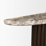 Marty Half Moon Console Table