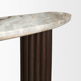 Marty Half Moon Console Table