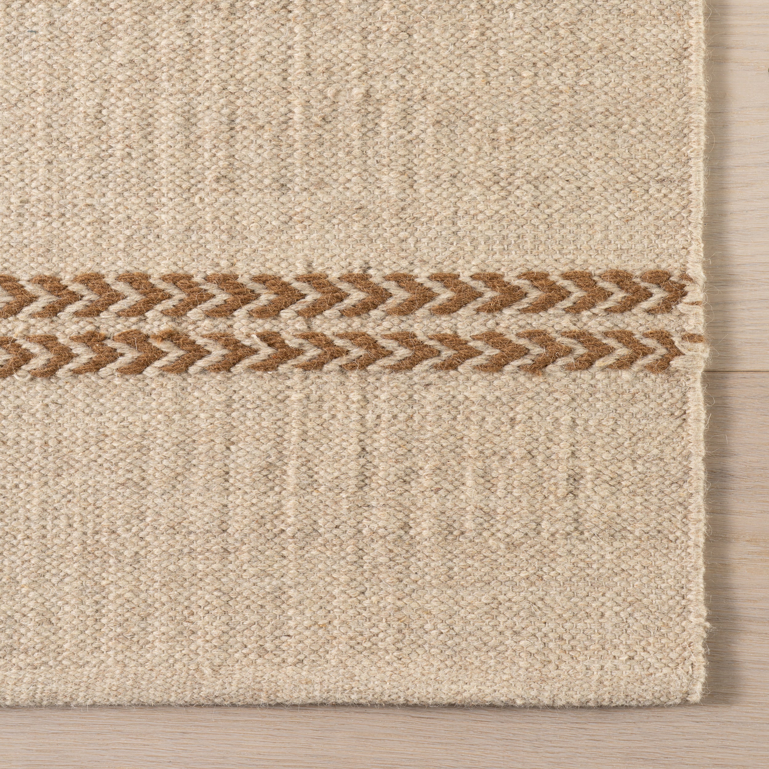 Nate Berkus York Striped Wool Cozy Area Rug RUGS - wool Dash & Albert
