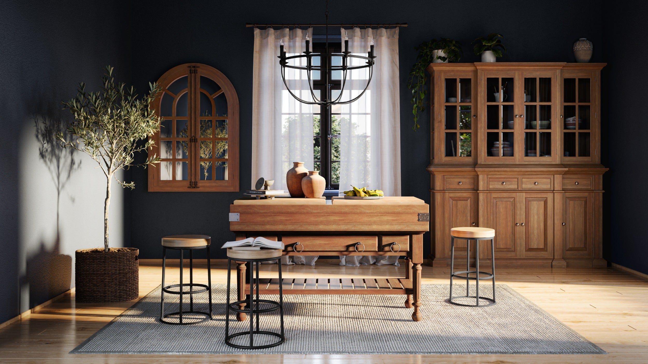 Large Butcher Island 7 -FURNITURE - sideboard/cabinet Bramble