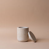 Holiday Gifting Bundle | Plush Throw, Travertine Jar with Lid & Footed Glass Bowl Rug and Weave